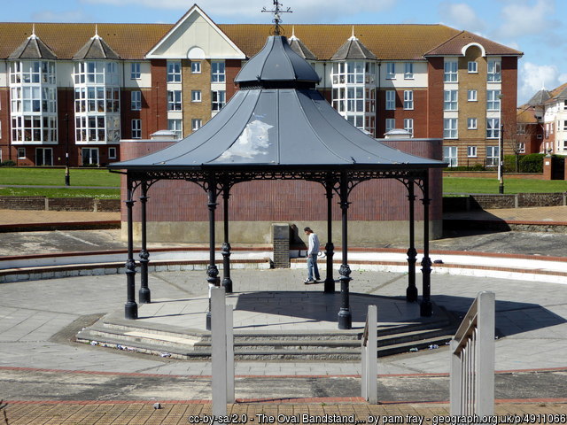 Victorian bandstand in Cliftonville