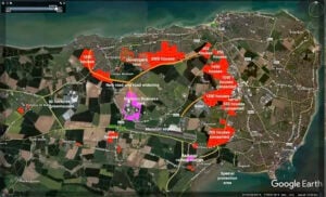 Map showing new housing devs in Thanet